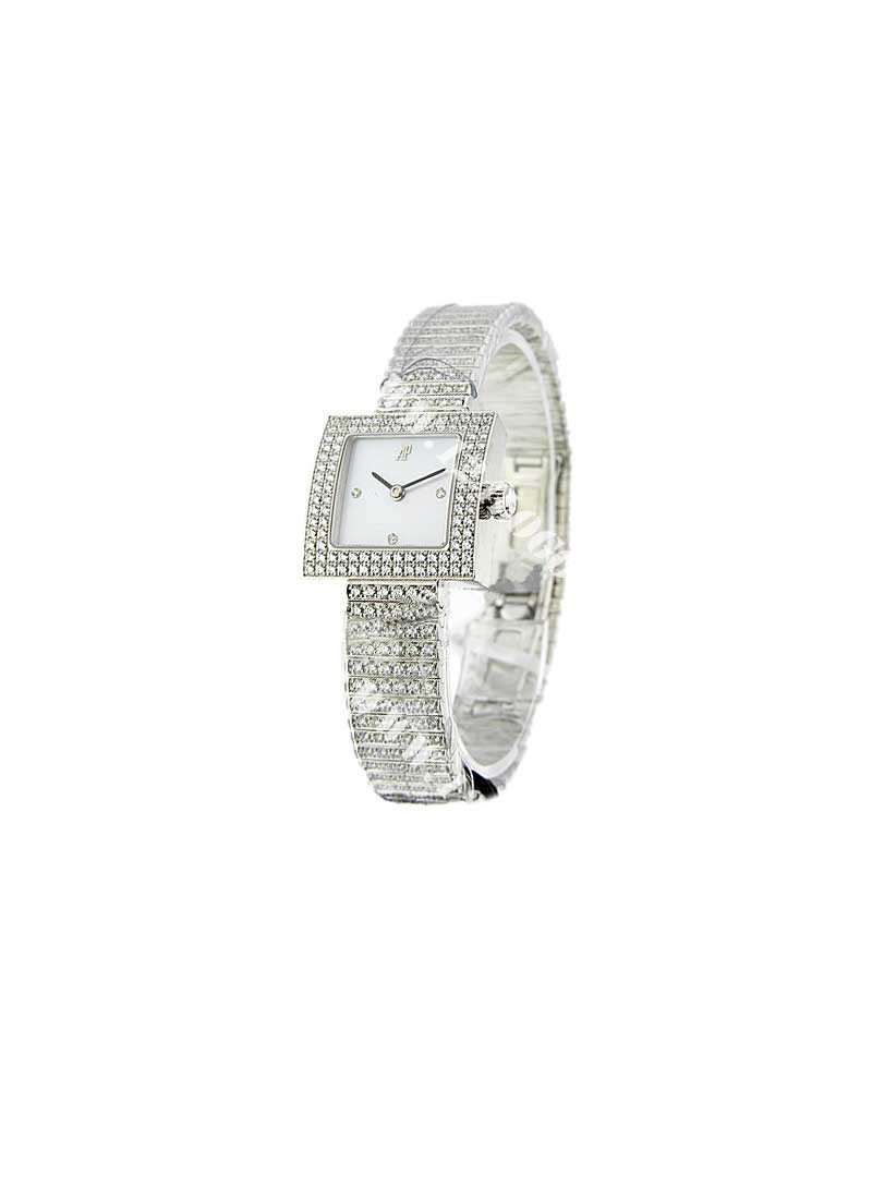 Replica Audemars Piguet Ladys Diamond Watches White-Gold-Bracelet 67388BC.ZZ.9144BC.01