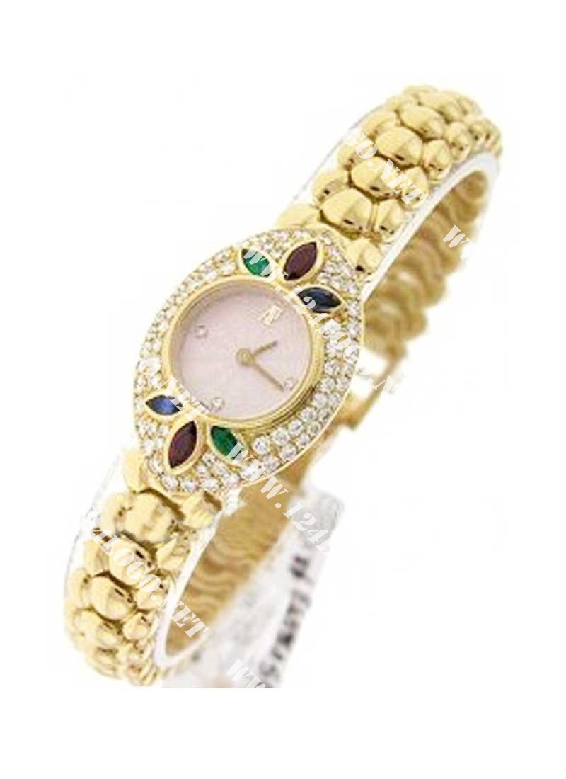 Replica Audemars Piguet Ladys Diamond Watches Yellow-Gold-Bracelet 2061