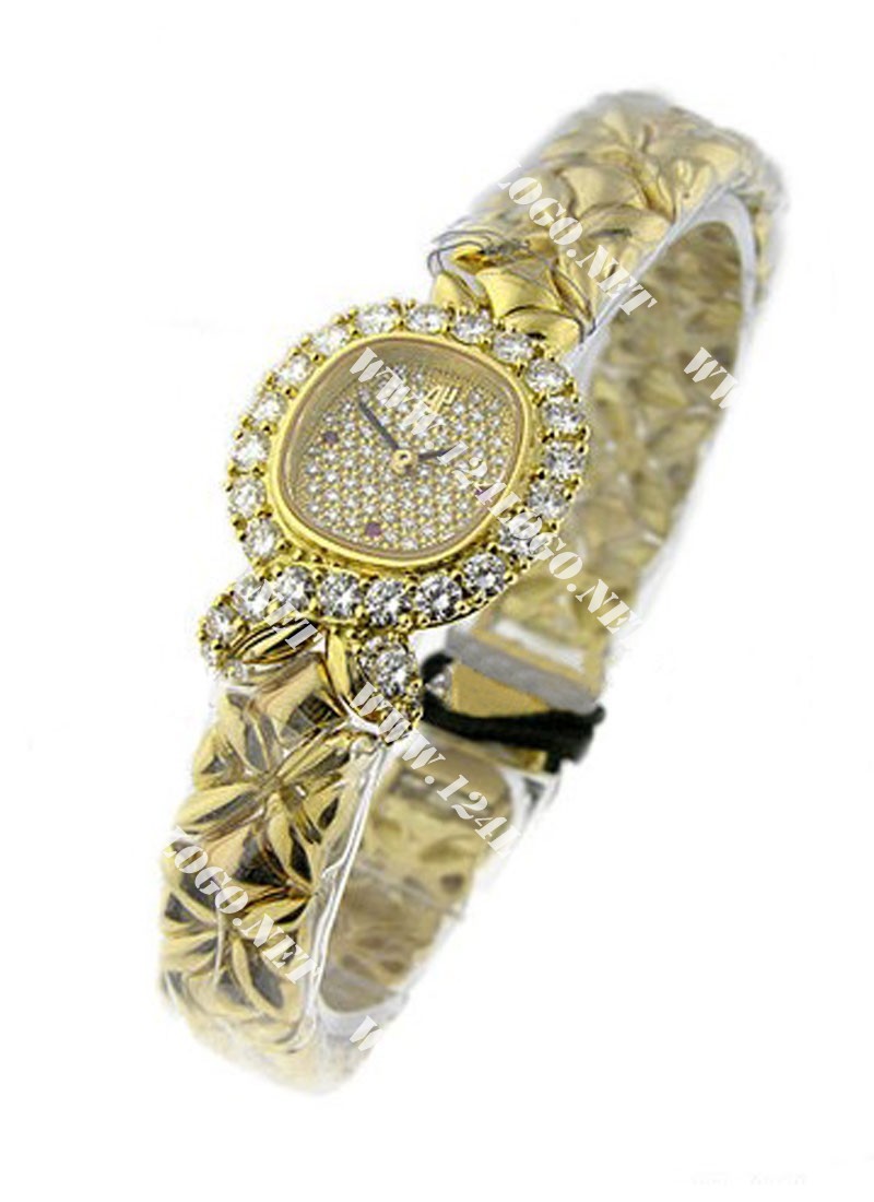 Replica Audemars Piguet Ladys Diamond Watches Yellow-Gold-Bracelet 66928BA.ZZ.1039BA.01