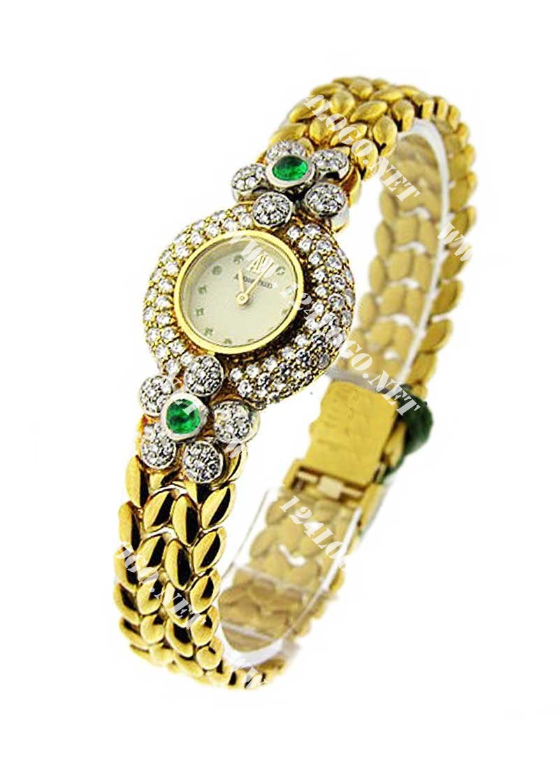 Replica Audemars Piguet Ladys Diamond Watches Yellow-Gold-Bracelet 67006AC.E.1053BA.01