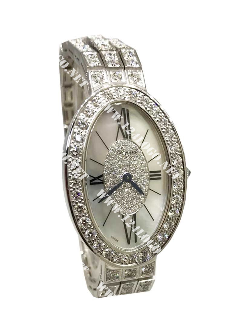 Replica Chopard Classique Ladys White-Gold-with-Diamonds 106987/1001