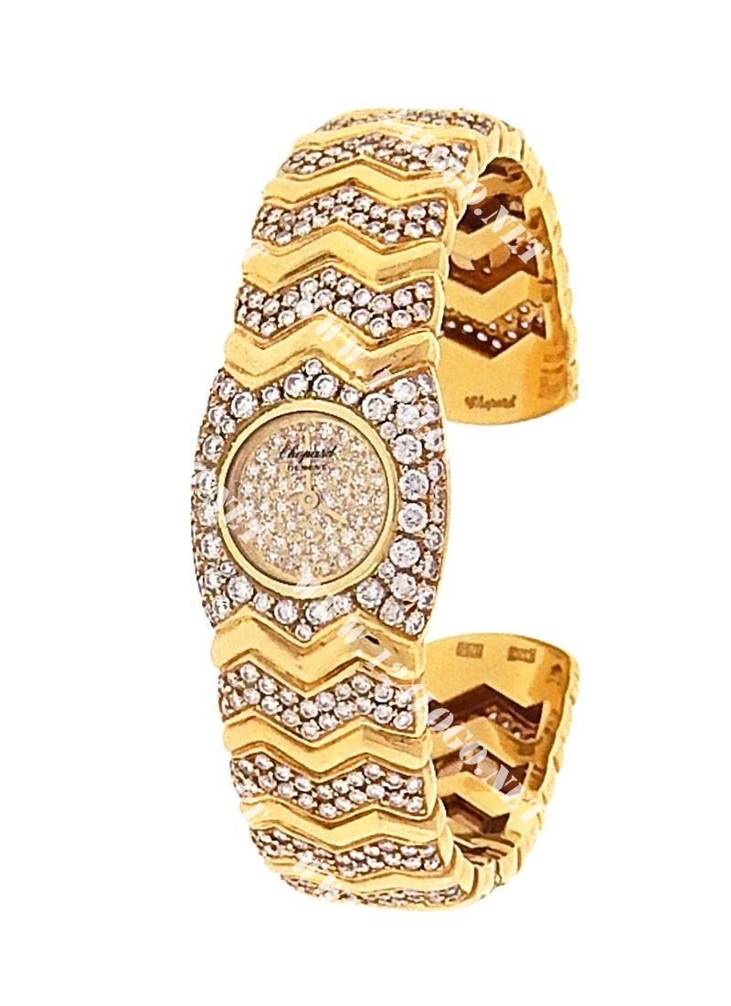 Replica Chopard Happy Diamonds Yellow-Gold 10/4968