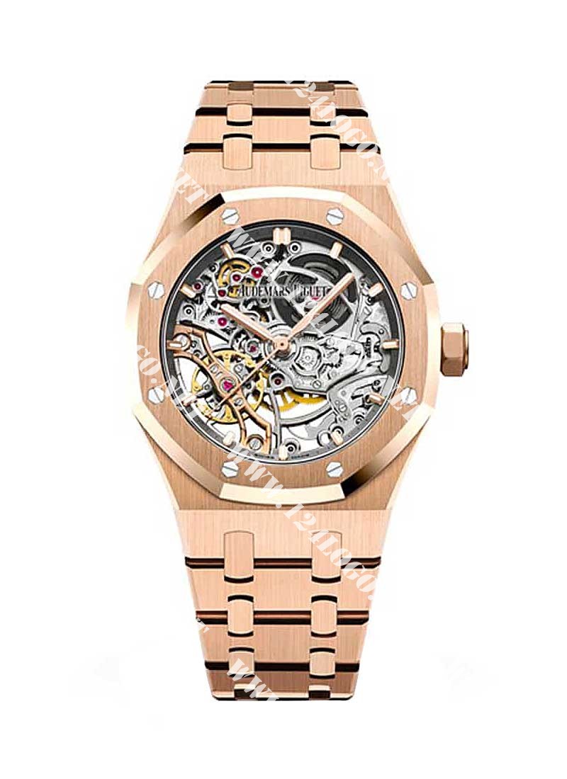 Replica Audemars Piguet Royal Oak Automatic-Rose-Gold-37mm 15467OR.OO.1256OR.01