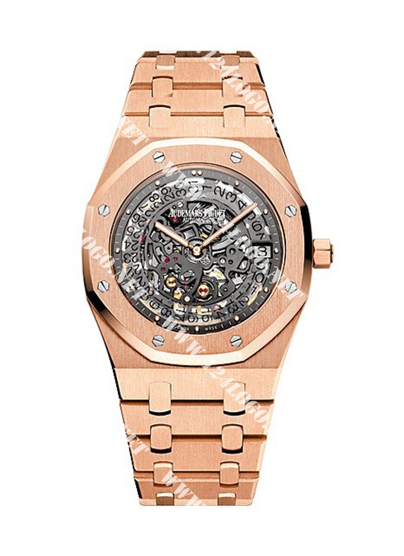 Replica Audemars Piguet Royal Oak Automatic-Rose-Gold-39mm 15204OR.OO.1240OR.01