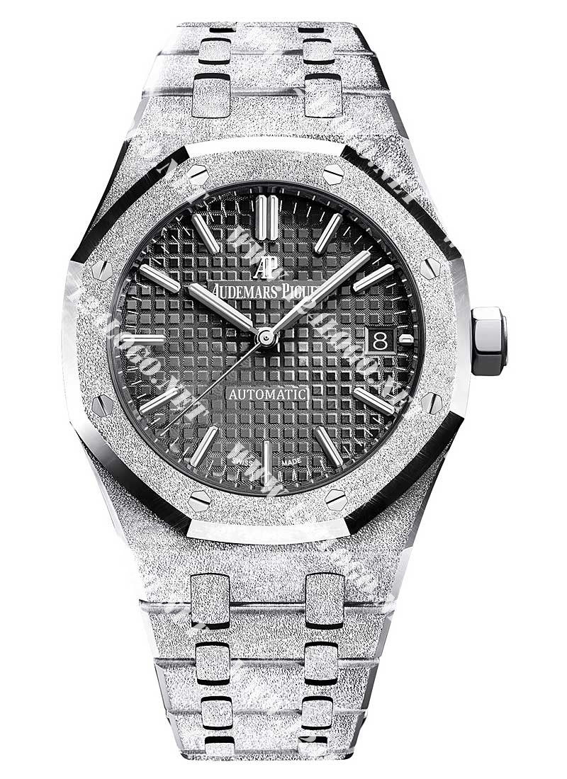 Replica Audemars Piguet Royal Oak Automatic-White-Gold 15454bc.gg.1259bc.03 Frosted Gold