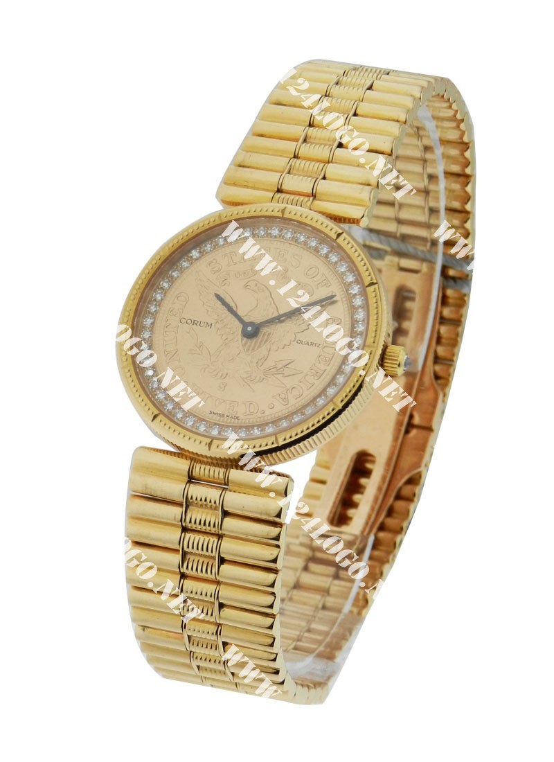 Replica Corum Gold Coin Watch Ladies-on-Bracelet 5048556 V041