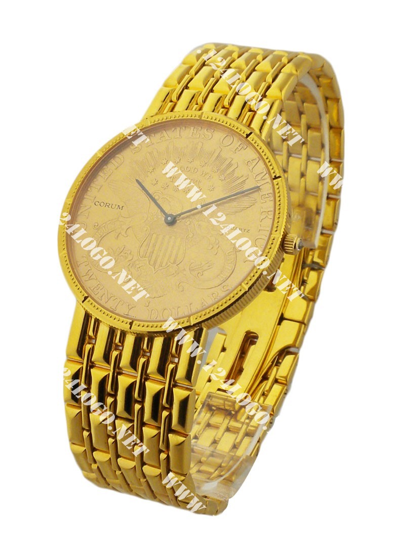 replica corum 20 dollar gold coin watch