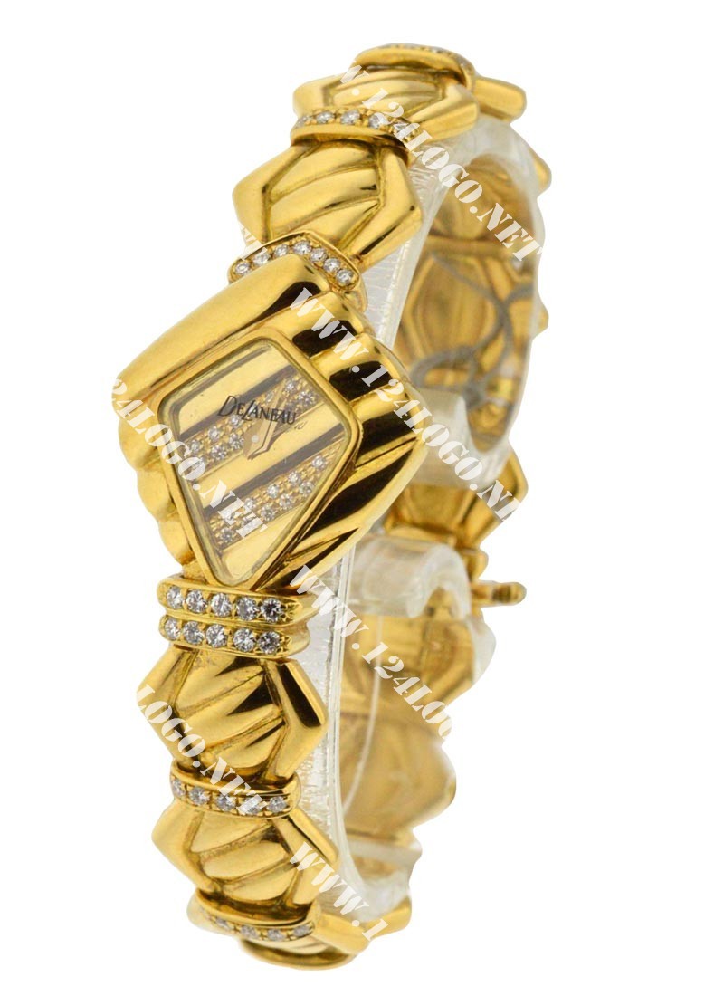 Replica Delaneau Jeweled Ladies Collection White-Gold Delenau_lady_8