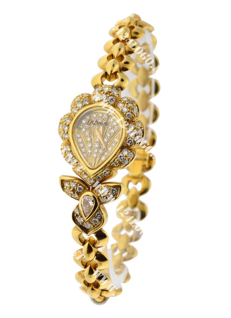 Replica Delaneau Jeweled Ladies Collection White-Gold Delenau_lady_1
