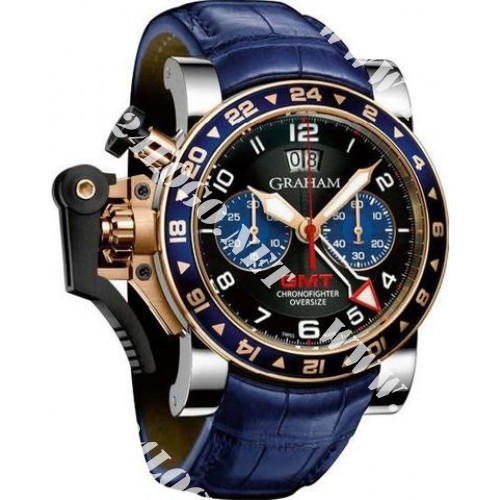 Replica Graham Chronofighter Oversize-GMT 2OVGG.B26A.K10S