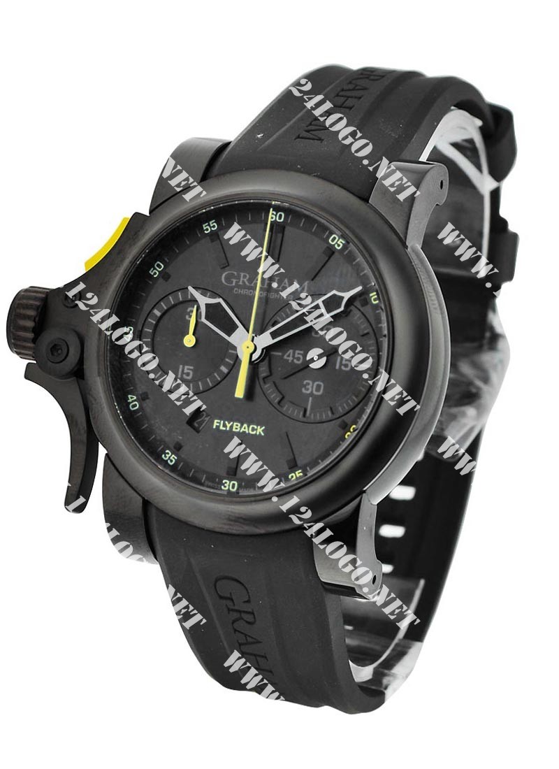Replica Graham Chronofighter Trigger Flyback Chronofighter Trigger Flyback 46mm in Black PVD Stainless Steel 2TRAB.B11A 2TRAB.B11A