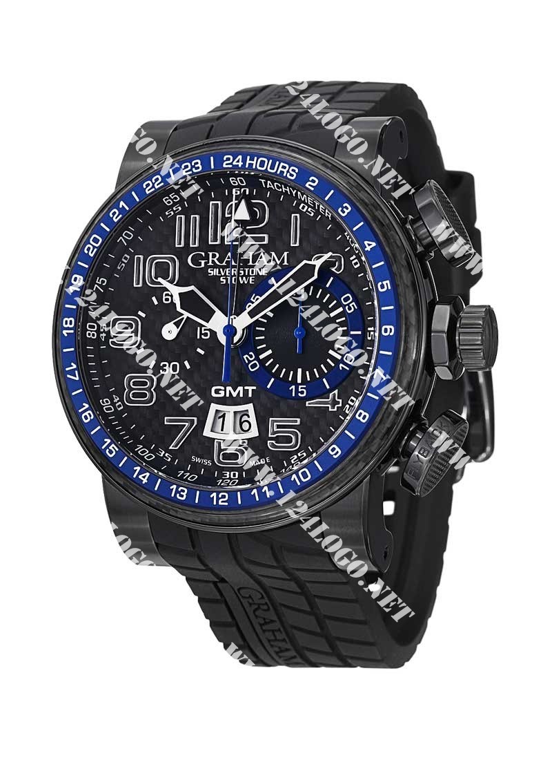 Replica Graham Grand Silverstone Stowe-Racing-Steel-with-Carbon-Bezel 2BLCB.B30A