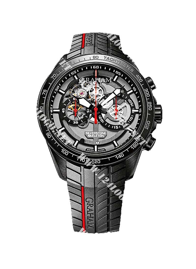 Replica Graham Silverstone RS Silverstone RS Skeleton 46mm Automatic in Steel Black PVD 2STAB.B01A 2STAB.B01A