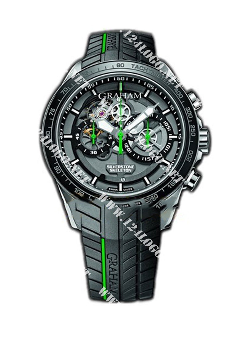 Replica Graham Silverstone RS Silverstone RS Skeleton Green in Steel 2STAC2.B01A.K90F 2STAC2.B01A.K90F