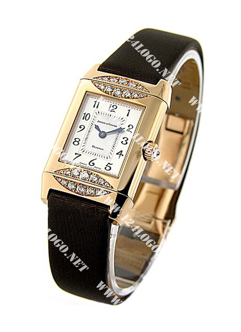 Replica Jaeger-LeCoultre Reverso Ladies-Rose-Gold-on-Strap 266.24.13