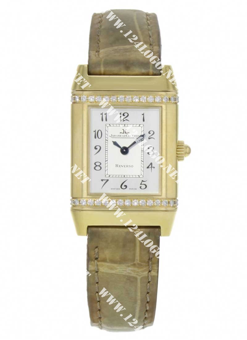 Replica Jaeger-LeCoultre Reverso Ladies-Yellow-Gold-on-Strap 265.1.08