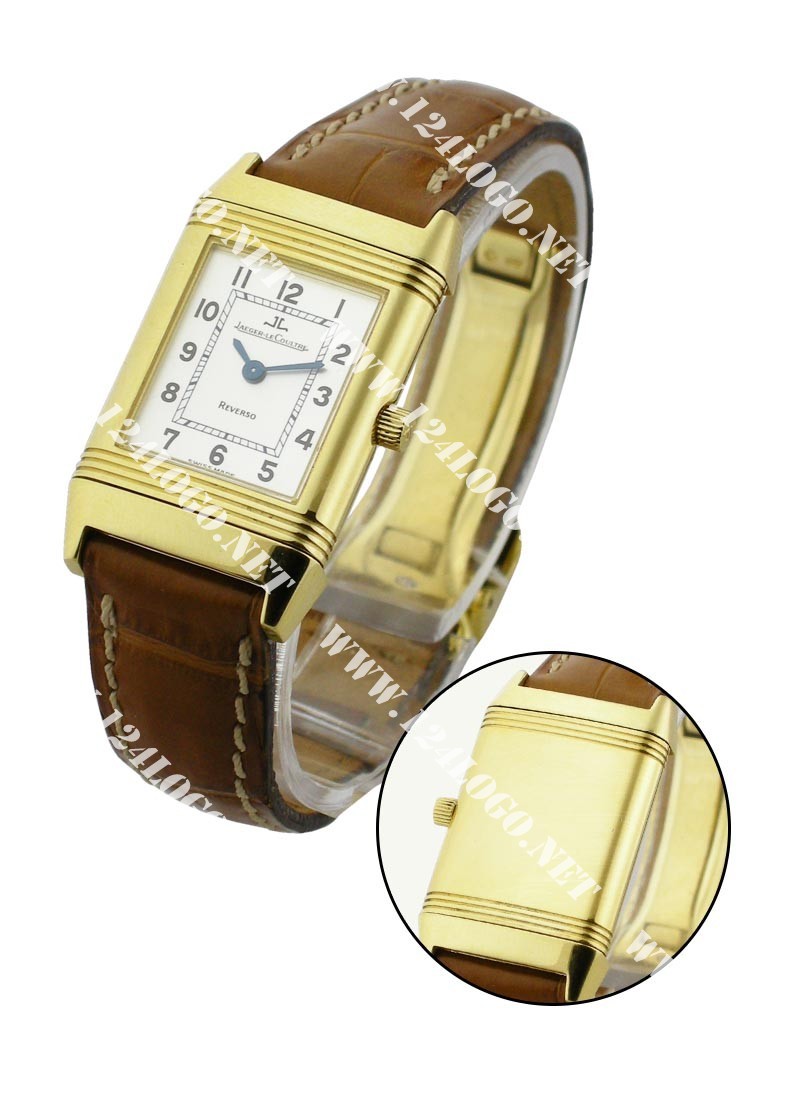 Replica Jaeger-LeCoultre Reverso Ladies-Yellow-Gold-on-Strap Q2611410