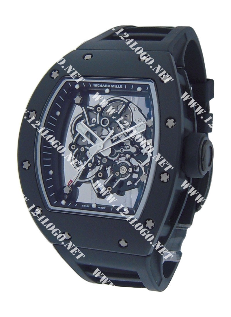 Replica Richard Mille RM 55 RM055 Bubba Watson Grey Boutique Edition in Titanium and Ceramic RM055 RM055