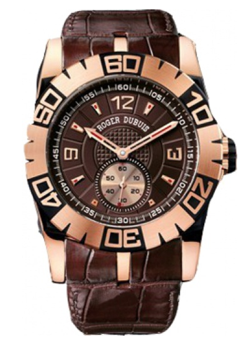 Replica Roger Dubuis Easy Diver 46mm-Rose-Gold RDDBSE0229