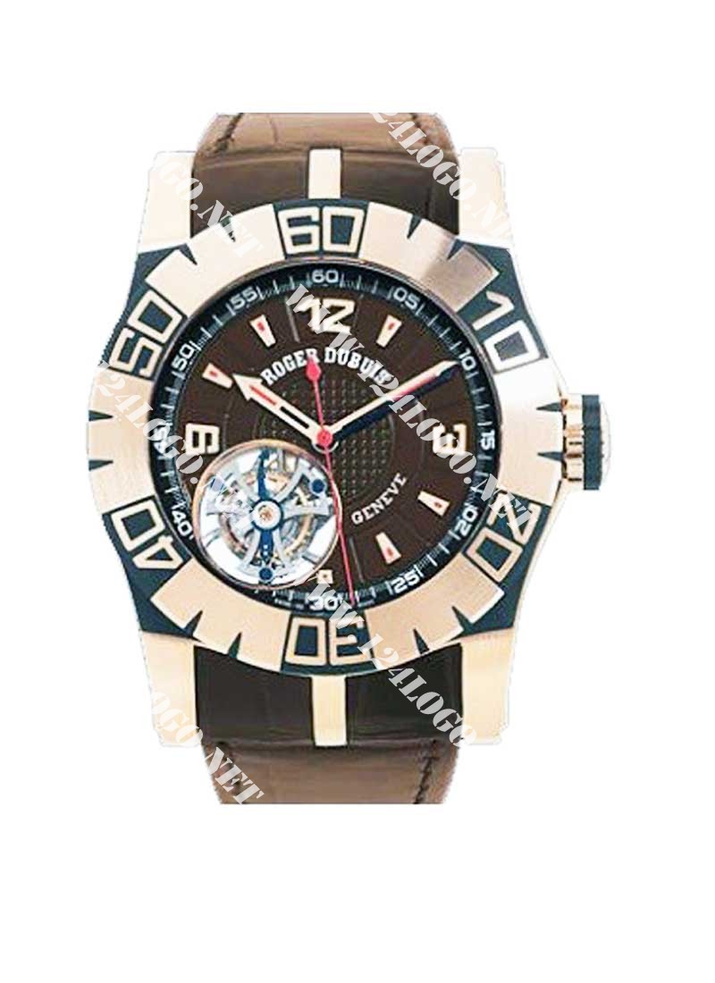 Replica Roger Dubuis Easy Diver 48mm-Rose-Gold RDDBSE0226