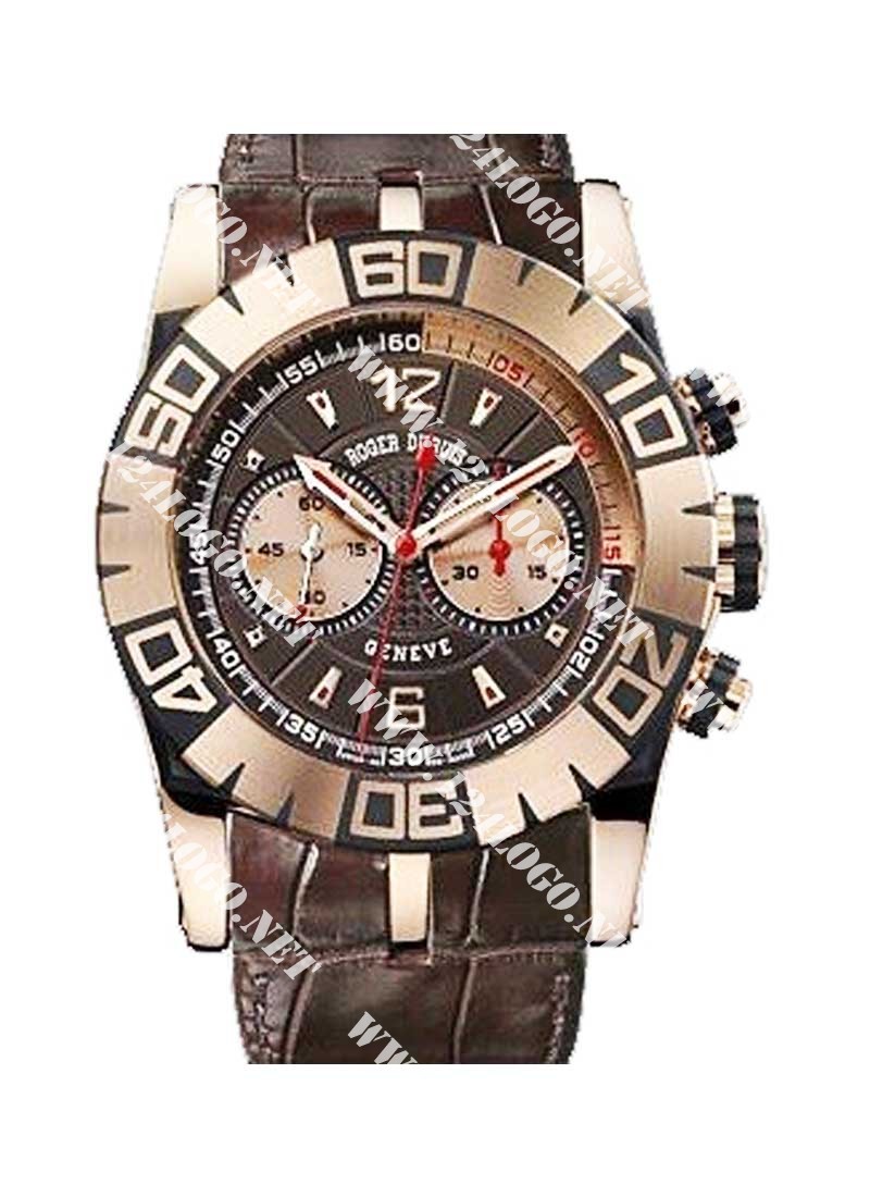 Replica Roger Dubuis Excalibur 42mm-Rose-Gold RDDBSE0225