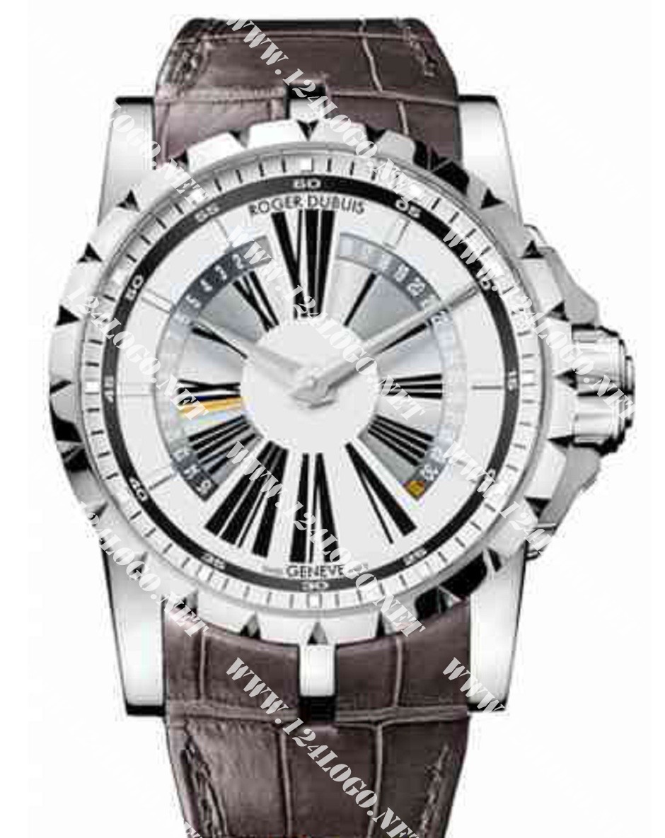 Replica Roger Dubuis Excalibur 45mm-White-Gold RDDBEX0259