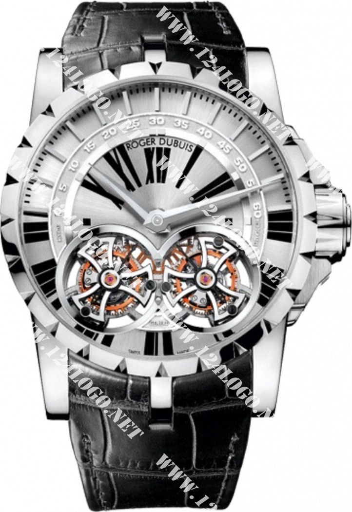 Replica Roger Dubuis Excalibur 45mm-White-Gold RDDBEX0250