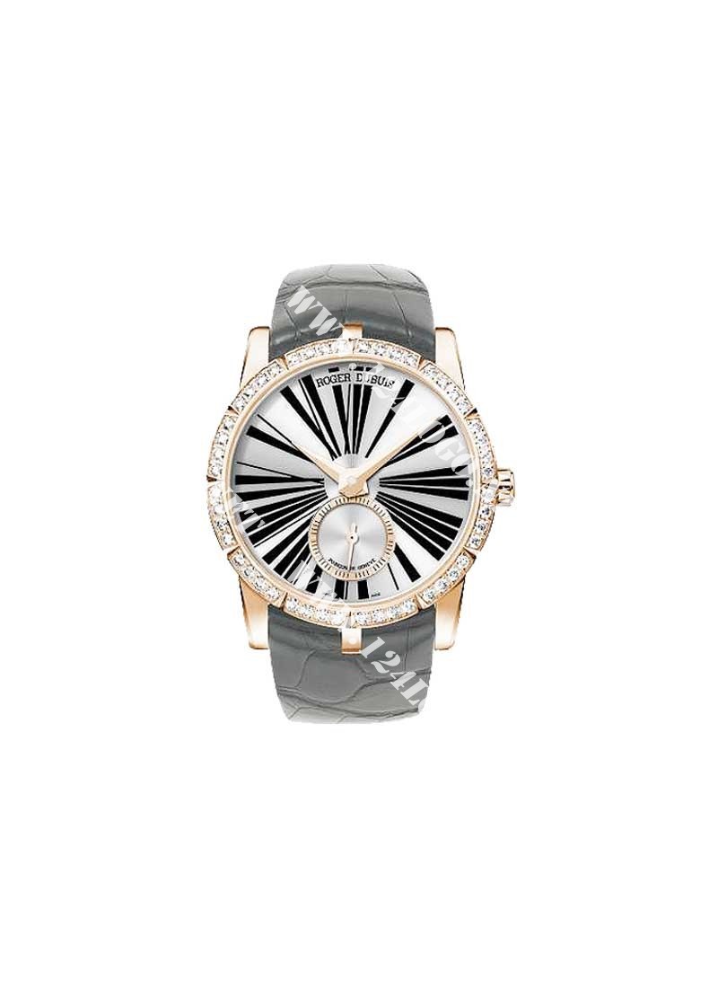 Replica Roger Dubuis Excalibur 36mm Rose Gold Excalibur 36mm Automatic in Rose Gold with Diamond Bezel DBEX0275 DBEX0275