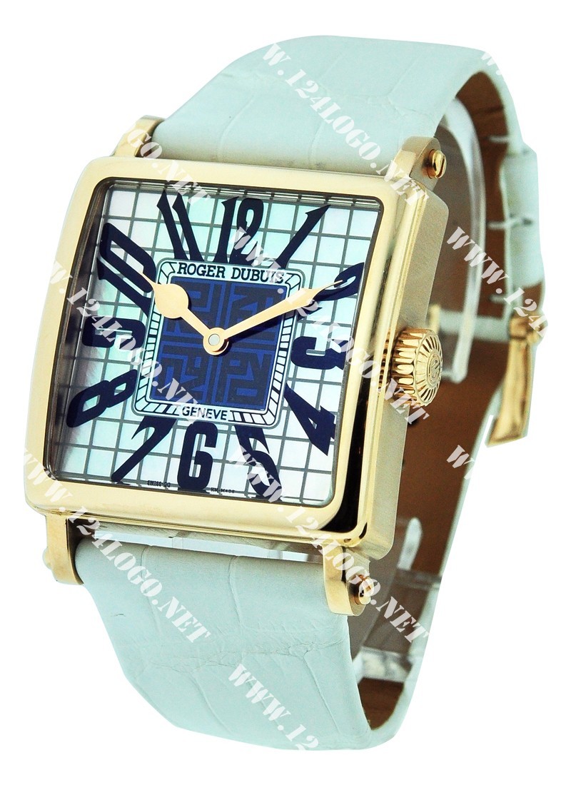 Replica Roger Dubuis Golden Square 34mm-Rose-Gold G34 21 5 VGM1.6A