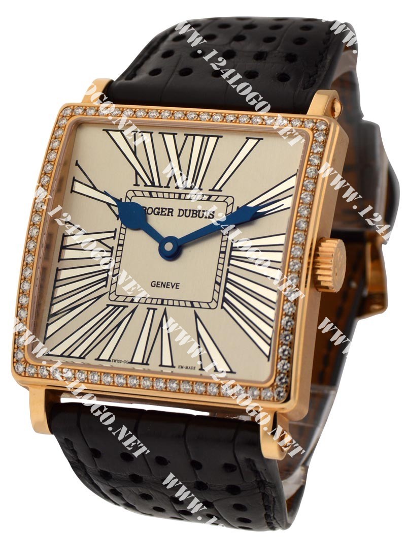 Replica Roger Dubuis Golden Square 40mm-Rose-Gold G40 14 5S DCG N16A