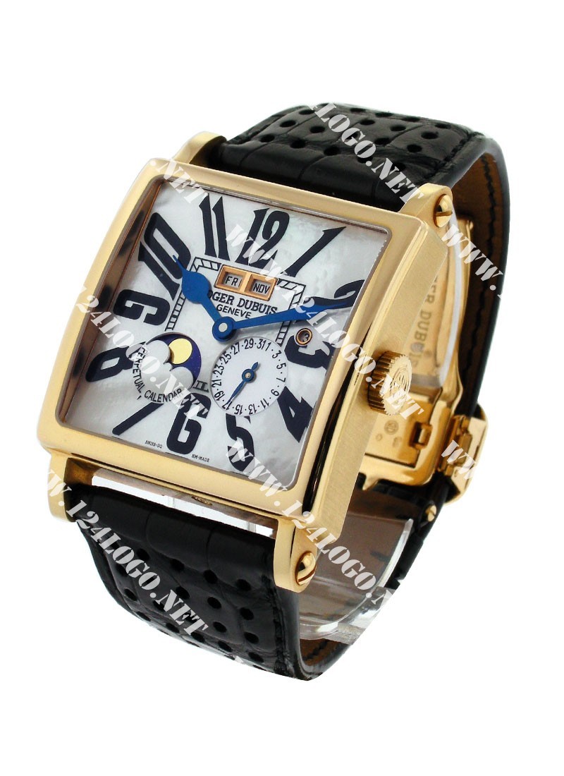 Replica Roger Dubuis Golden Square 40mm-Rose-Gold G40