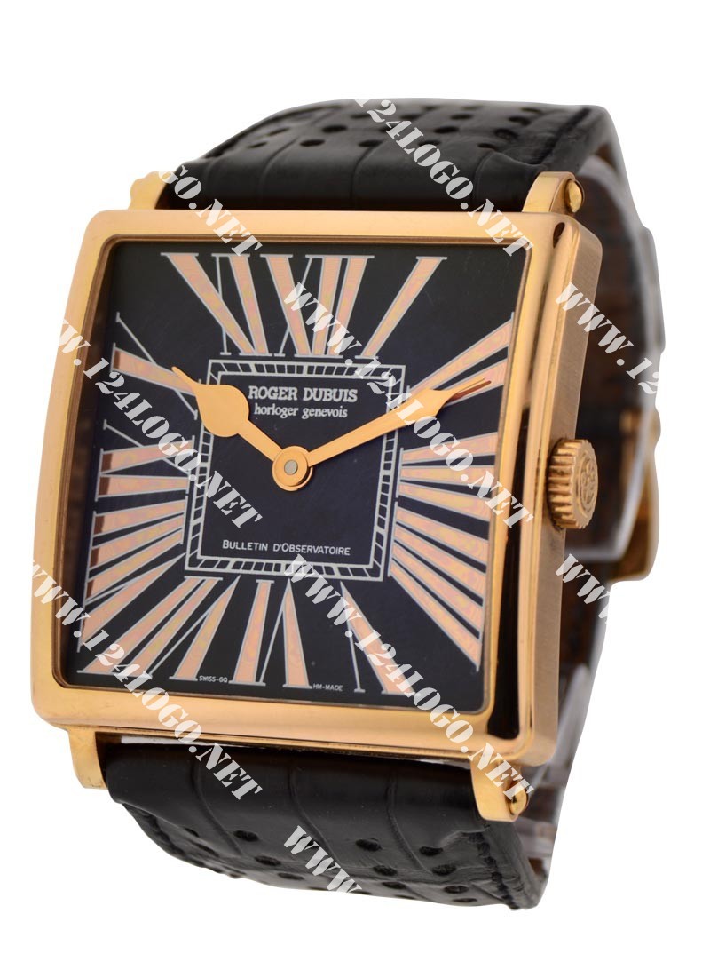Replica Roger Dubuis Golden Square 43mm-Rose-Gold G43.14.5.9.73grey