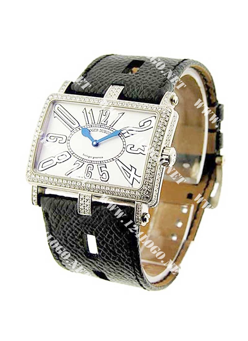 Replica Roger Dubuis Too Much 26mm-White-Gold-Strap T26 86 0   FD 3.63