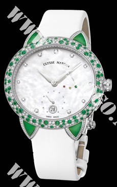 Replica Ulysse Nardin Jade Jade Lady's in White Gold with Diamond and jade  3100 126BC/991 3100 126BC/991