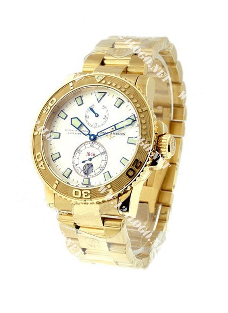 Replica Ulysse Nardin Marine Maxi-Diver-Chronometer-Rose-Gold 266 33 8/90