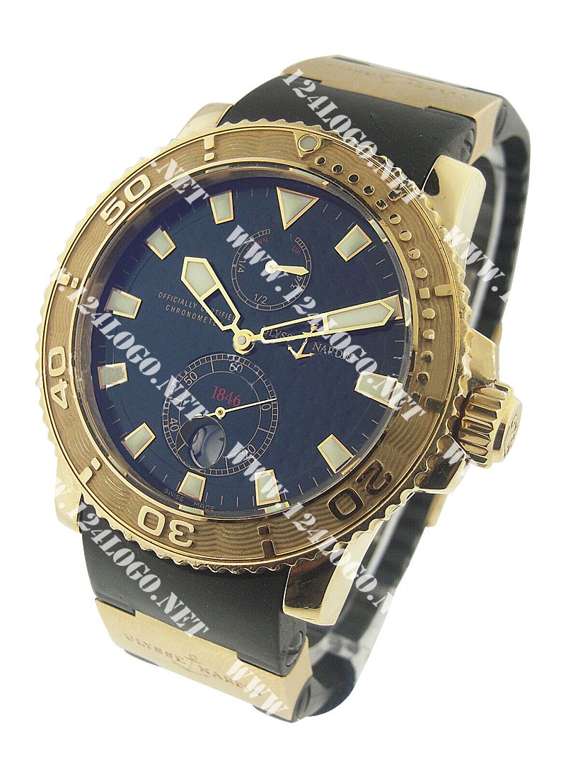 Replica Ulysse Nardin Marine Maxi-Diver-Chronometer-Rose-Gold 500 1583