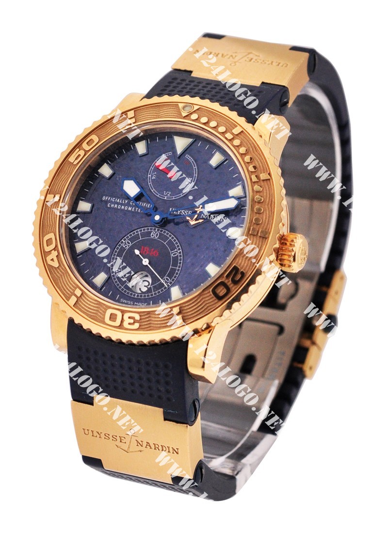 Replica Ulysse Nardin Marine Maxi-Diver-Chronometer-Rose-Gold 266/51