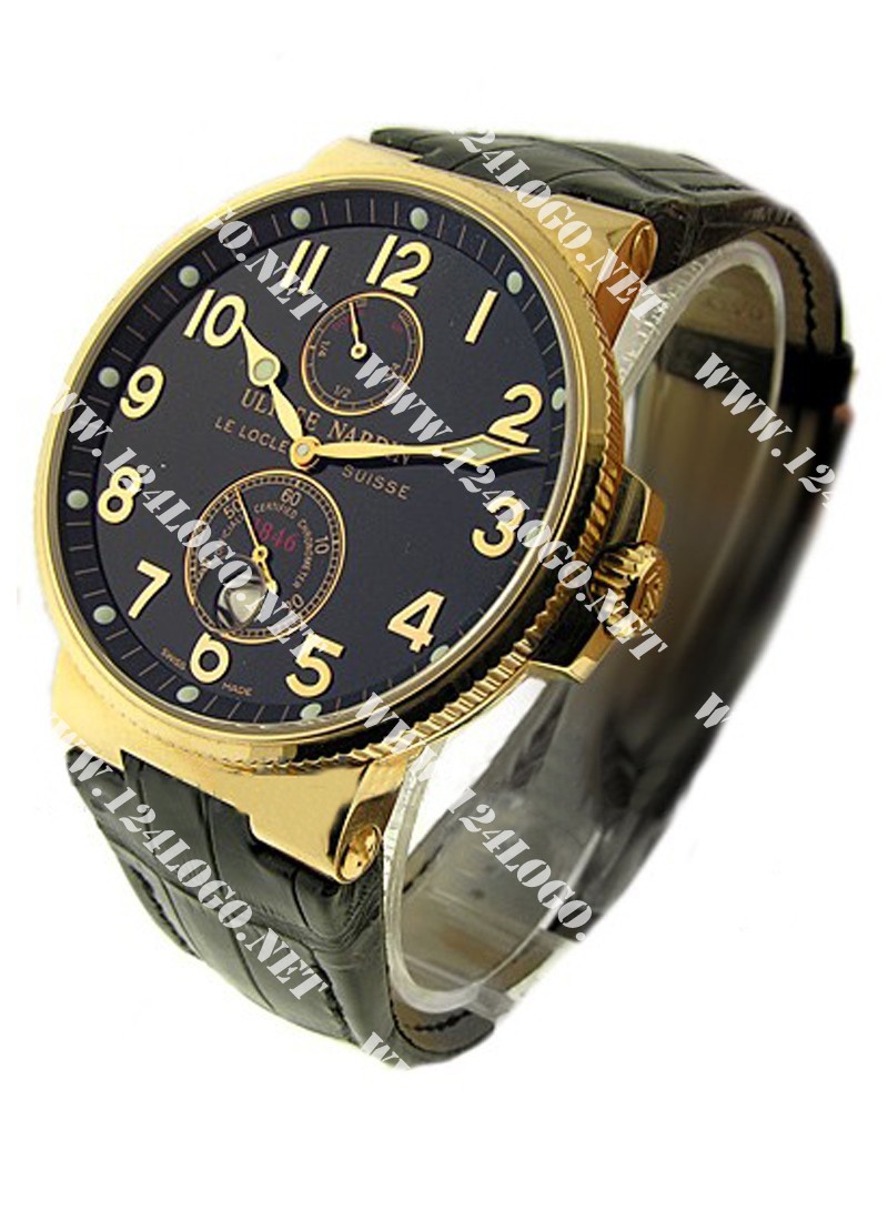 Replica Ulysse Nardin Marine Maxi-Marine-Chronometer-Rose-Gold 266 66 BLACK