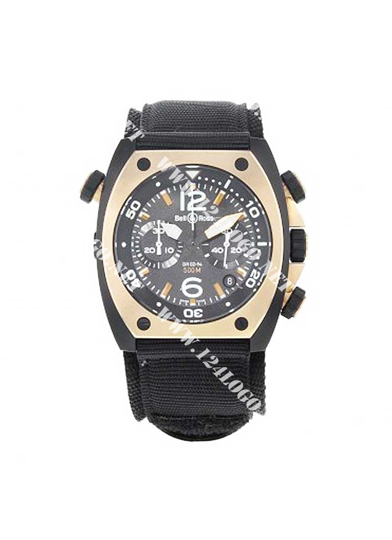 Replica Bell & Ross BR 02 Carbon-with-RG-Cap BR02 CHR BICOLO