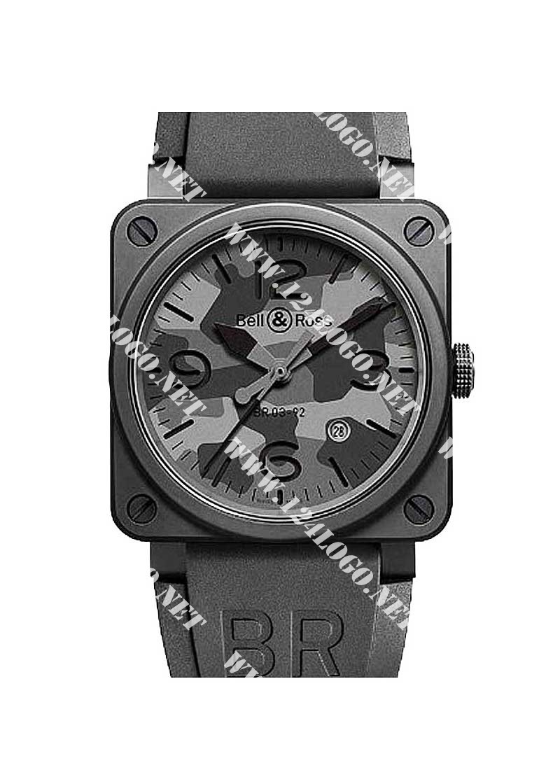 Replica Bell & Ross BR 03 Black-Ceramic BR0392 CAMO CE SRB