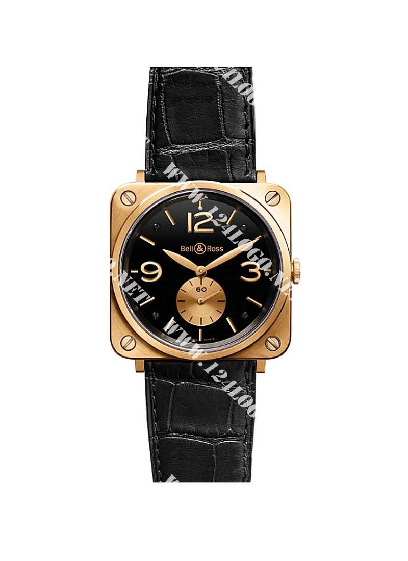 Replica Bell & Ross BRS Automatic-Rose-Gold BR S RG BLK