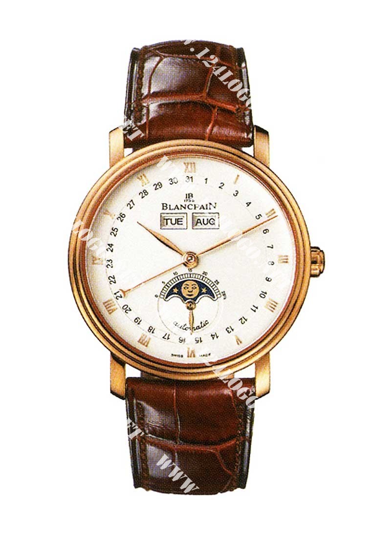 Replica Blancpain Villeret Moon-Phase-Rose-Gold 6263 3642A 55