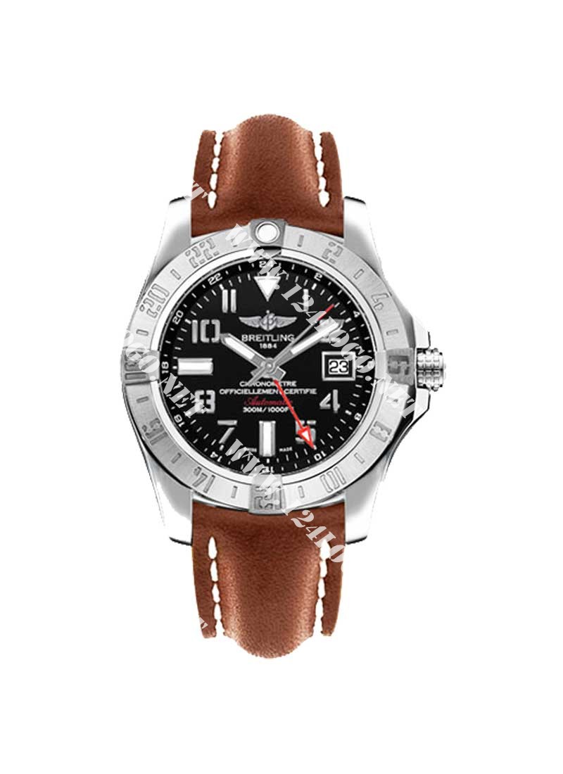 Replica Breitling Avenger II-GMT A3239011/BC34 leather gold deployant