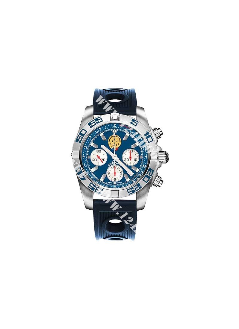Replica Breitling Chronomat GMT-Chronograph AB01109E/C886 ocean racer blue folding