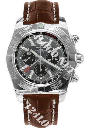 Replica Breitling Chronomat GMT-Chronograph AB041012/F556 croco brown tang