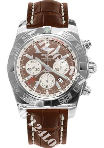 Replica Breitling Chronomat GMT-Chronograph AB041012/Q586 croco brown tang