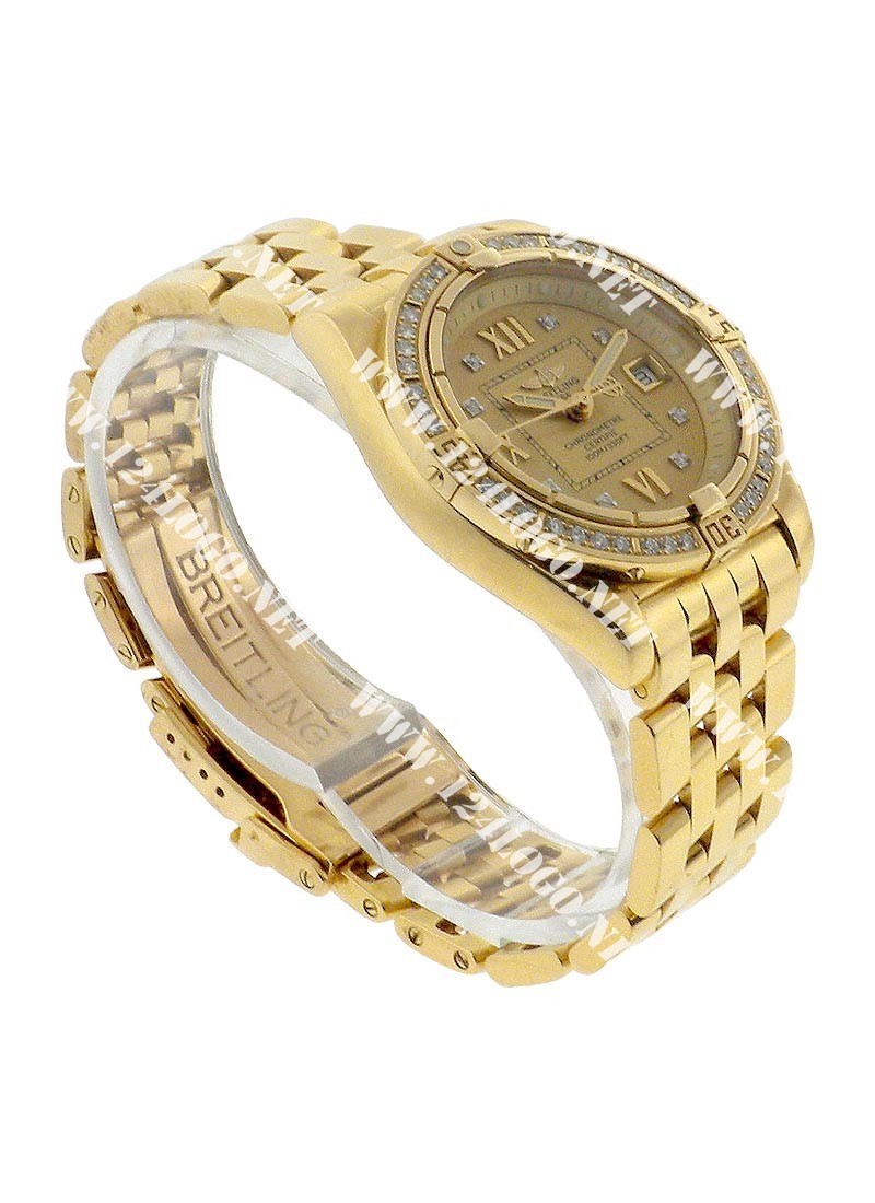 Replica Breitling Cockpit Ladys Yellow-Gold K7135653/H506