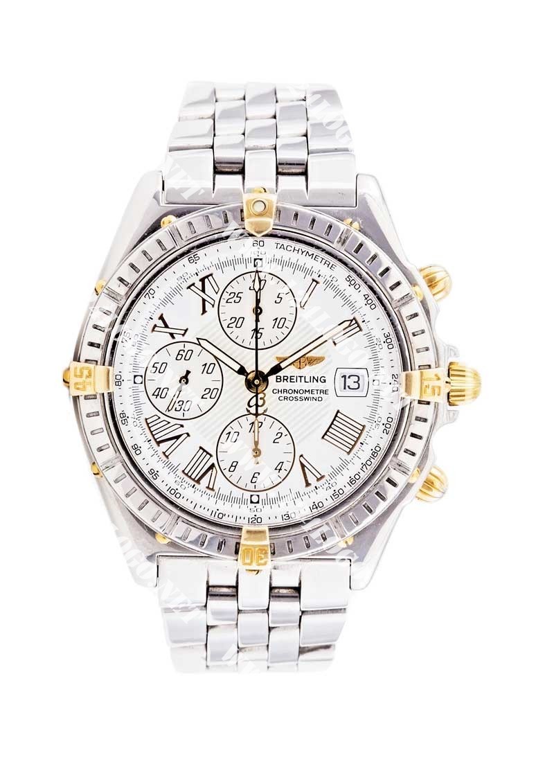 Replica Breitling Crosswind Chronograph Crosswind Two-Tone Chronograph in Steel and Yellow Gold B13055 B13055