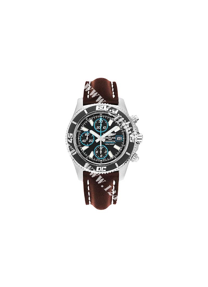 Replica Breitling Superocean Abyss-Chronograph A1334102/BA83 leather brown tang