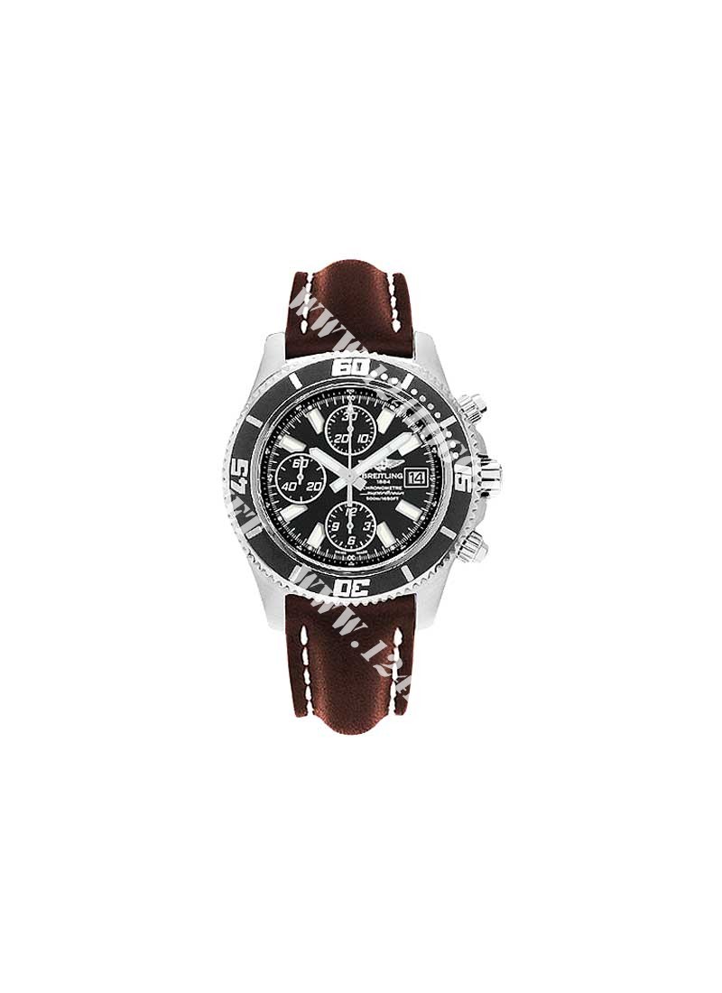 Replica Breitling Superocean Abyss-Chronograph A1334102/BA84 leather brown tang